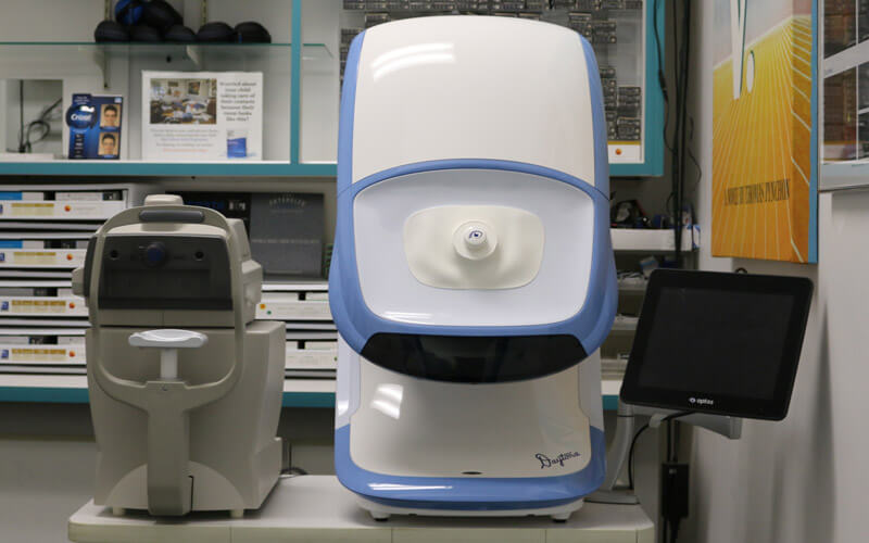 An image of the powerful technology that Correct Vision uses in each of its Boca Raton Eye Exams. 